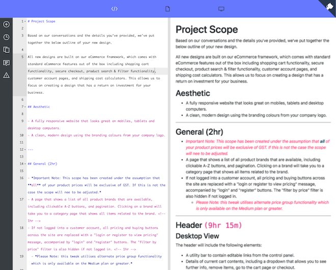 Neto: Project Scope (2018)